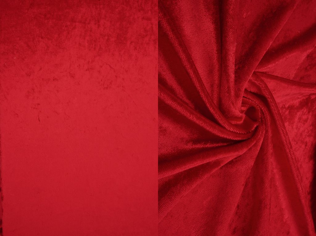 VVT-3373 / RED / 100% POLY SPAN VELVET