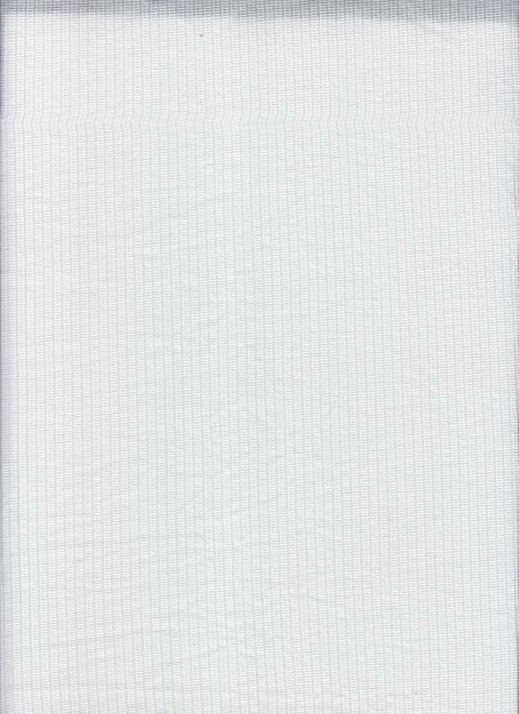 KNT3422 / IVORY / 89%POLY 9%RAYON 2%SPAN 4x2 RIB SOLID