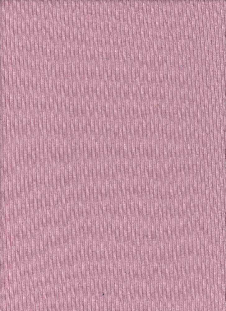 KNT3422 / MAUVE / 89%POLY 9%RAYON 2%SPAN 4x2 RIB SOLID