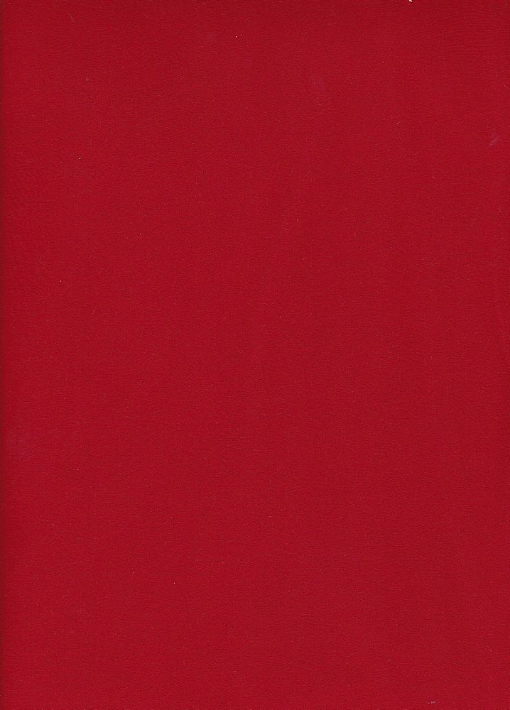 KNT2100 / RED / 96%POLY 4%SPAN DTY BRUSHED SOLID