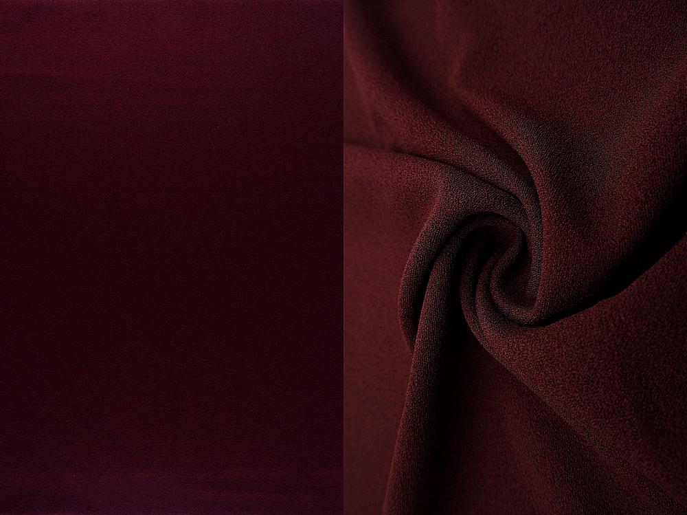 TECH-3311 / BURGUNDY / 95%POLY 5%SPAN TECHNO CREPE SOLID