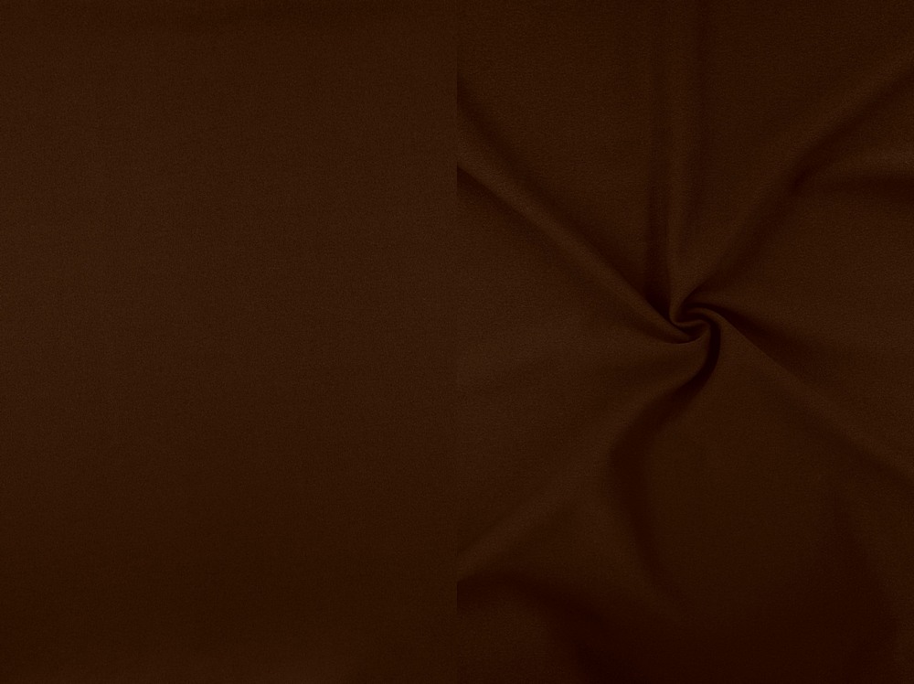 TECH-3311 / BROWN DK / 95%POLY 5%SPAN TECHNO CREPE SOLID