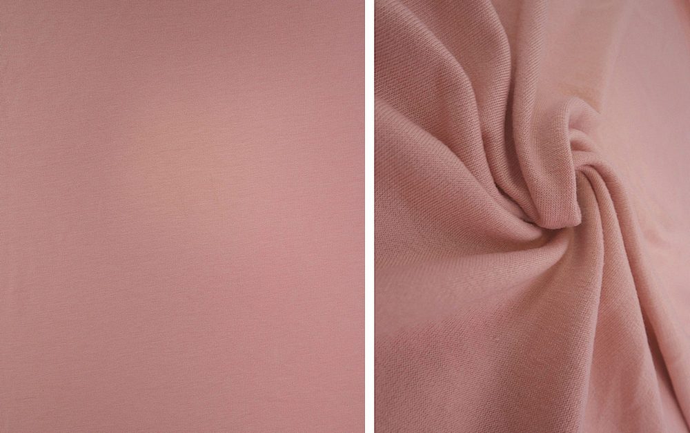 KNT1374 / ROSE / 90%POLY 7%RAY 3%SPAN FRENCH TERRY SOLID