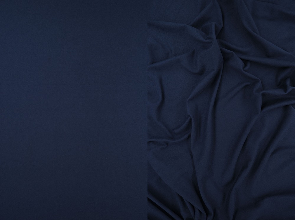 KNT2100 / NAVY DB / 96%POLY 4%SPAN DTY BRUSHED SOLID