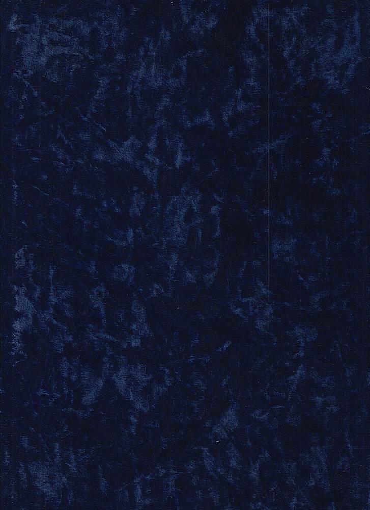 KNT3734 / ROYAL / 97%POLY 3%SPAN CRUSHED VELVET SOLID