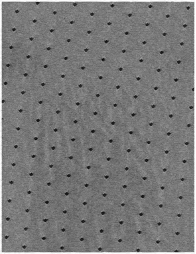 LACE3759 / JET BLACK / 90%NYLON 10%SPAN POLKA DOT LACE SOLID