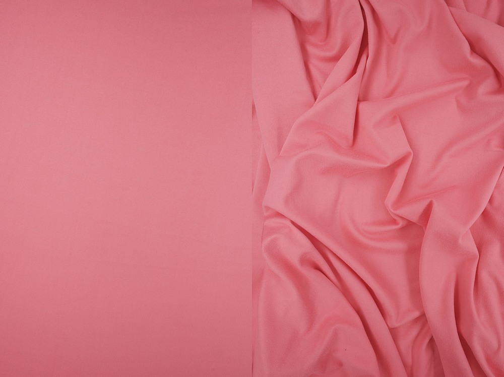KNT2100 / PINK / 96%POLY 4%SPAN DTY BRUSHED SOLID
