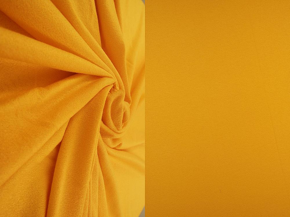 KNT3527 / YELLOW / 95%RAYON 5%SPAN VISCOSE KNIT CREPE SOLID