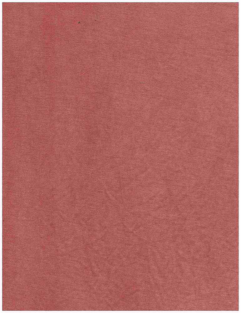 KNT3732 / BRICK / 96%RAY 4%SPAN VORTEX WASHED JERSEY SOLID
