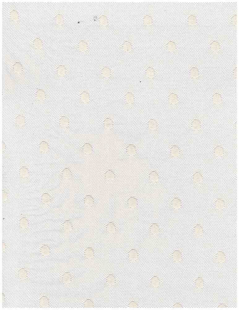 MESH-3698 / NUDE / 90%NYLON 10%SPAN POLKA DOT LACE/MESH SOLID