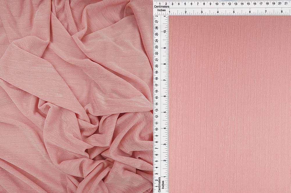 KNT4418 / PINK LT / 95%POLY 5%SPAN 13X1 RIB SLINKY