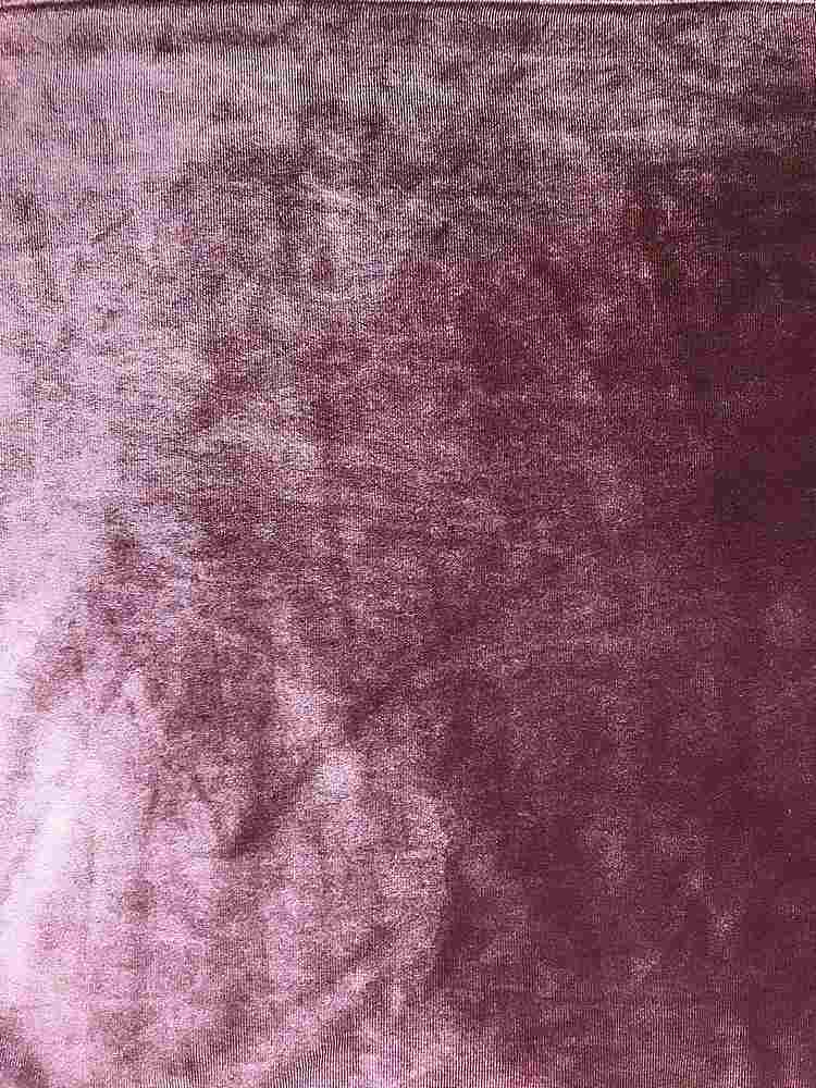 KNT3850 / MAUVE / 92%POLY 8%SPANDEX VELVET SOLID