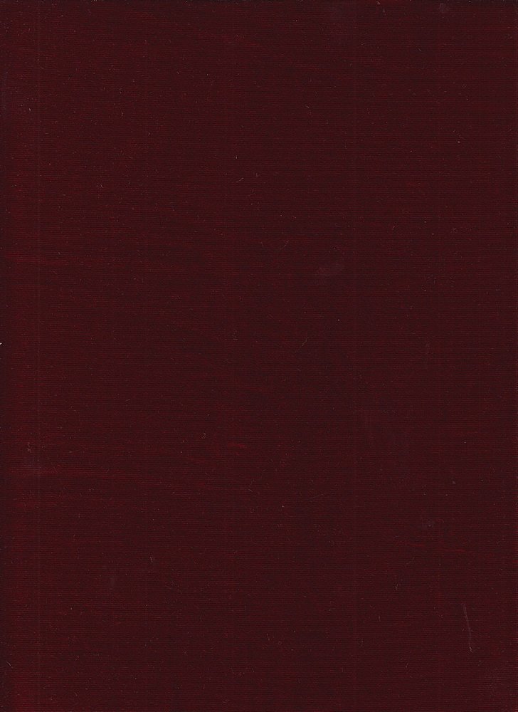 KNT3850 / BURGUNDY / 92%POLY 8%SPANDEX VELVET SOLID