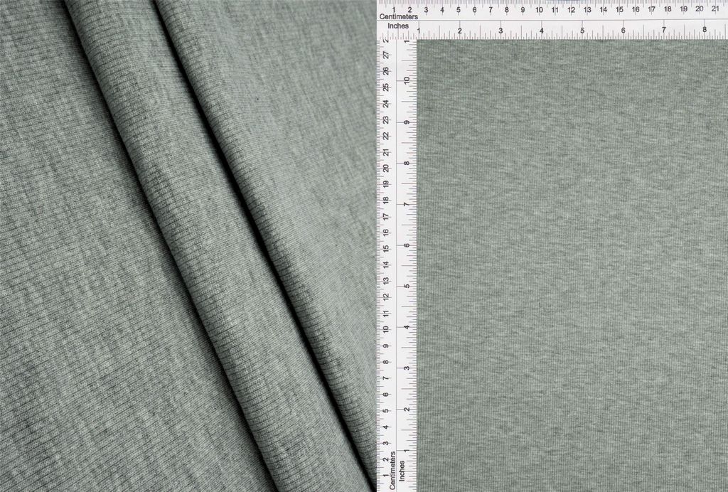 KNT3895 / H.GREY / 96%POLY 4%SPAN RIB 2X1 SOLID