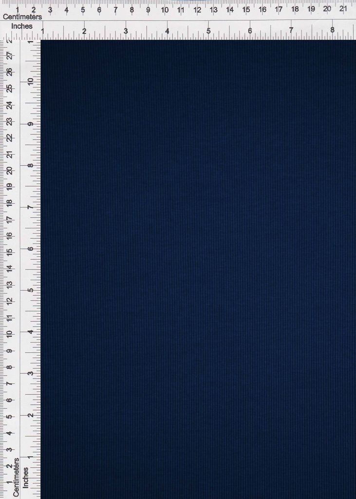 KNT3895 / DENIM / 96%POLY 4%SPAN RIB 2X1 SOLID
