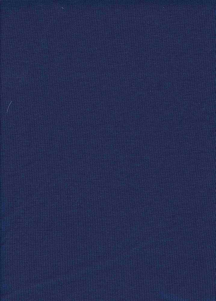 KNT3895 / DENIM / 96%POLY 4%SPAN RIB 2X1 SOLID