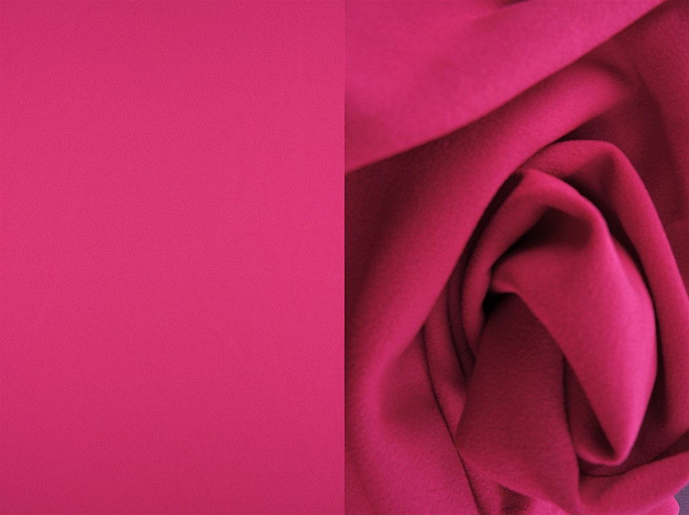 TECH-3311 / FUSCHIA / 95%POLY 5%SPAN TECHNO CREPE SOLID