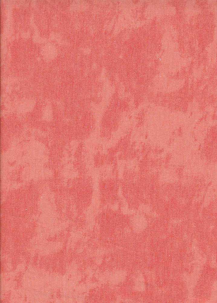 KNT3874 / ORANGE / 70%POLY 27%RAY 3%SPAN TIE-DYE FRENCH TERRY PRINT