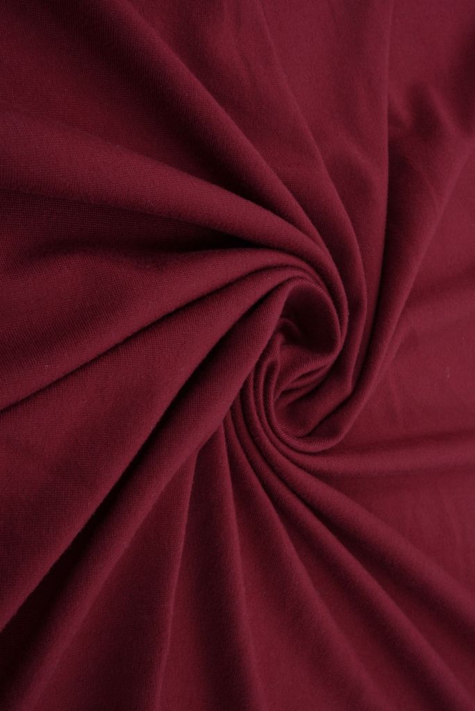 KNT2100 / CHERRY RED / 96%POLY 4%SPAN DTY BRUSHED SOLID