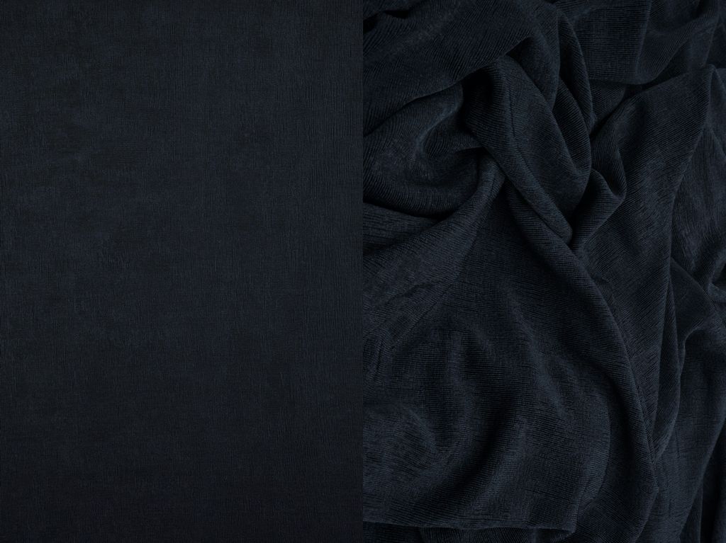 KNT3963 / NAVY / 91%POLY 9%SPAN SLINKY RIB 1X1 SOLID