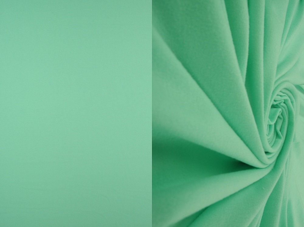 KNT2100 / MINT / 96%POLY 4%SPAN DTY BRUSHED SOLID