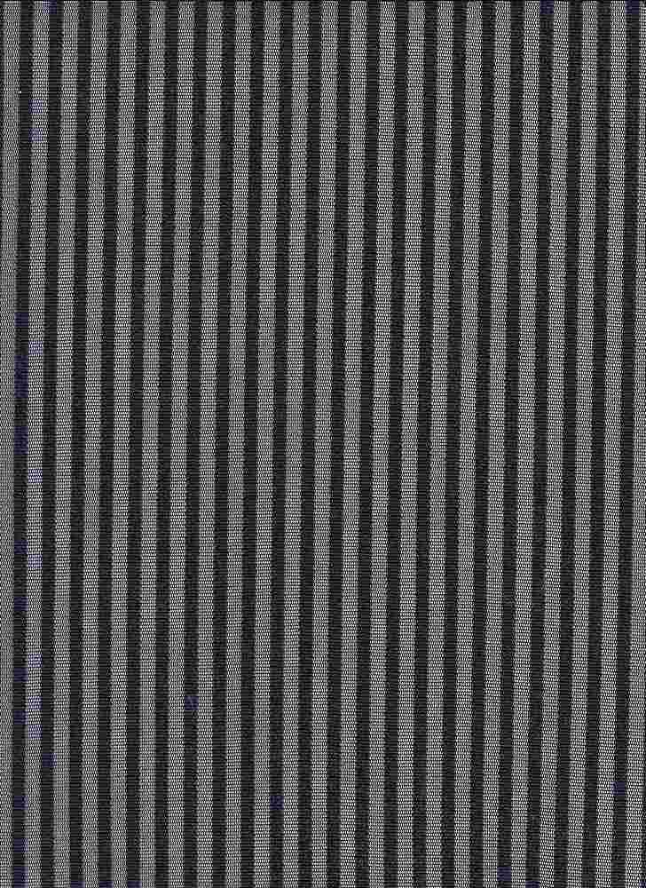 MESH3974 / BLACK / 100%POLY MESH VERTICAL STRIPE