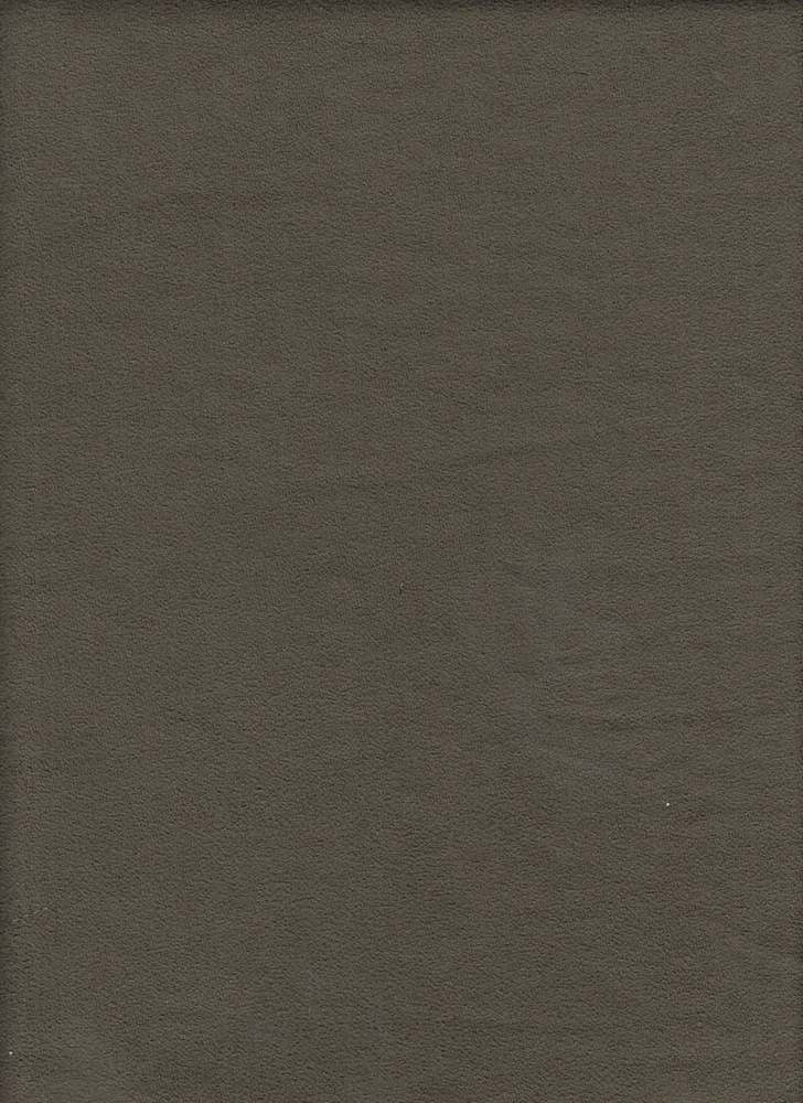 KNT3989 / OLIVE / 100%POLY SUEDE FRENCH TERRY SOLID