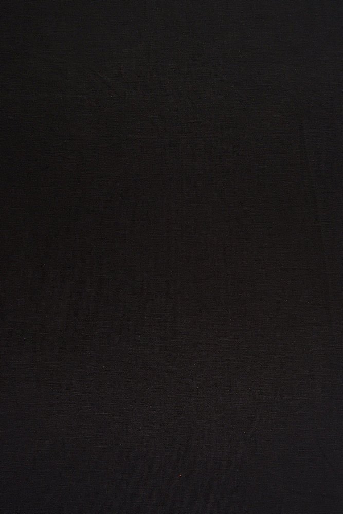 KNT3592 / BLACK / 74%MODAL 26%POLY MODAL JERSEY SOLID