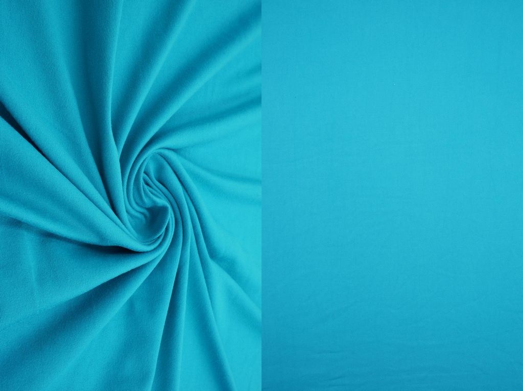 KNT2100 / AQUA / 96%POLY 4%SPAN DTY BRUSHED SOLID