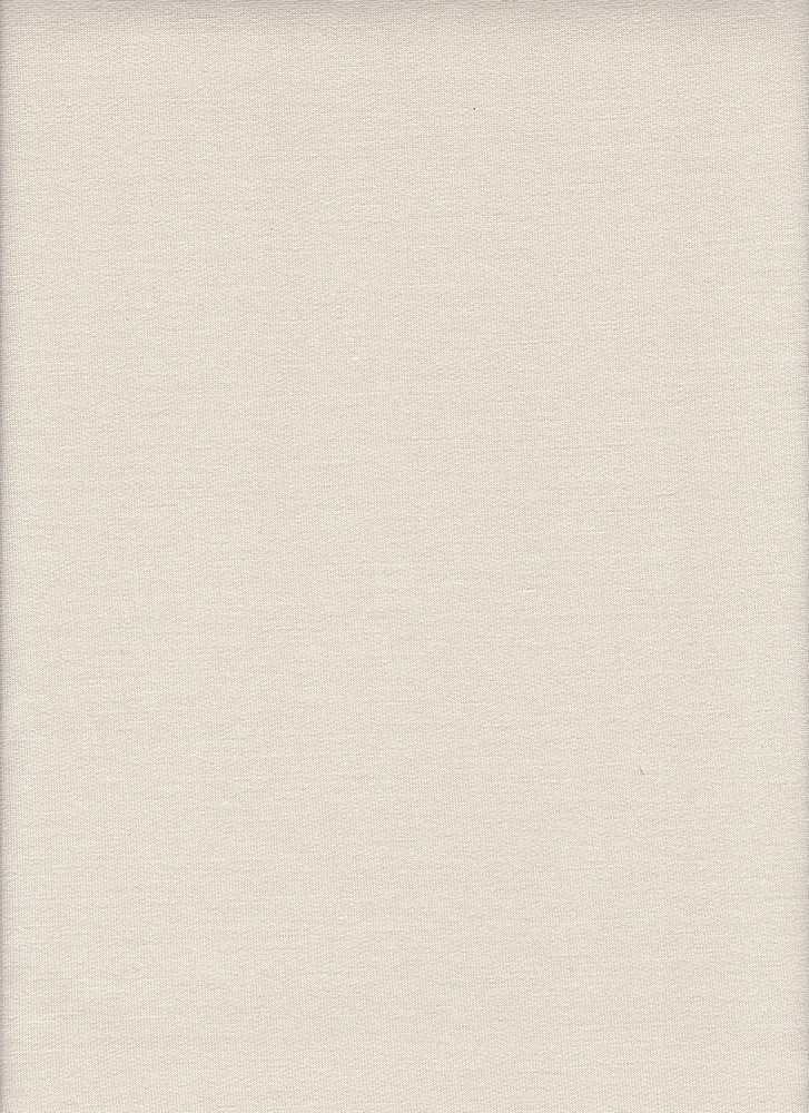 KNT3801 / IVORY / 69%RAYON 27%POLY 4%SPAN BABY FRENCH TERRY SOLID