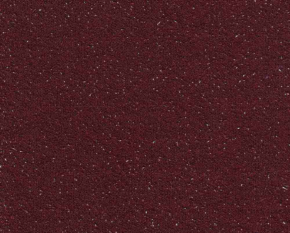 KNT3918 / BURGUNDY / 89%POLY 7%MET 4%SPAN LUREX JERSEY CREPE