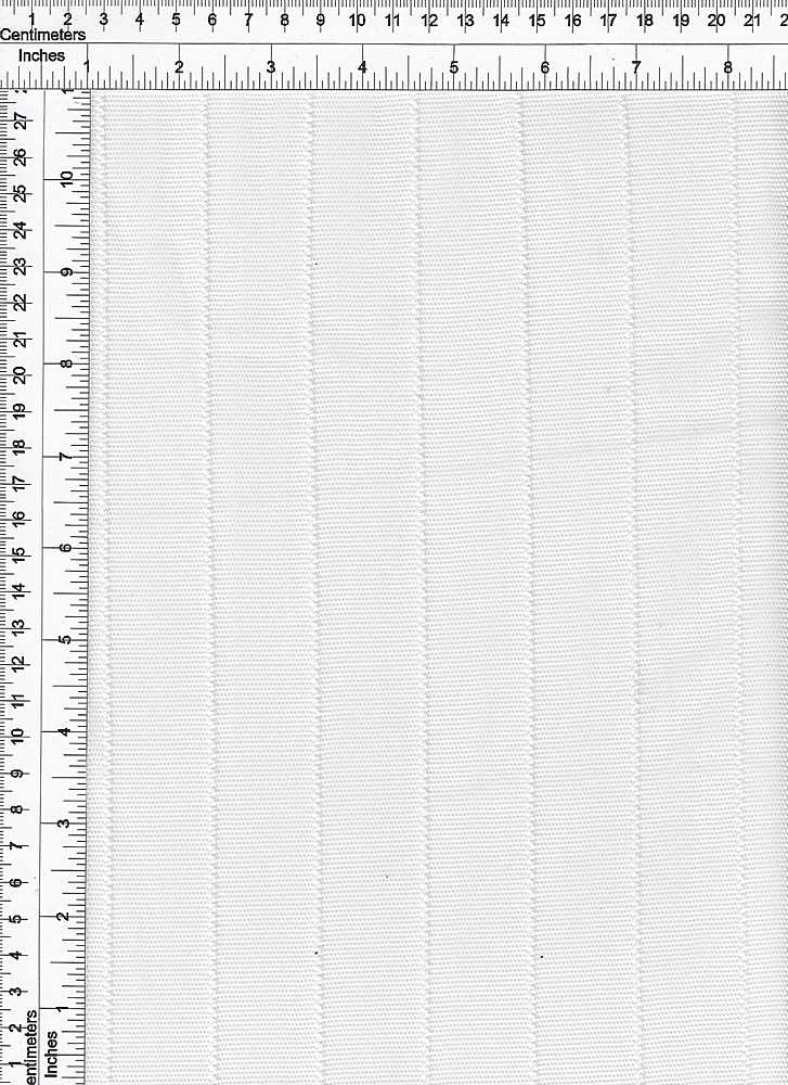 MESH3975 / WHITE / 100%POLY MESH VERTICAL STRIPE