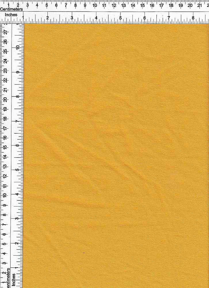KNT1374 / YELLOW GOLD / 90%POLY 7%RAY 3%SPAN FRENCH TERRY SOLID