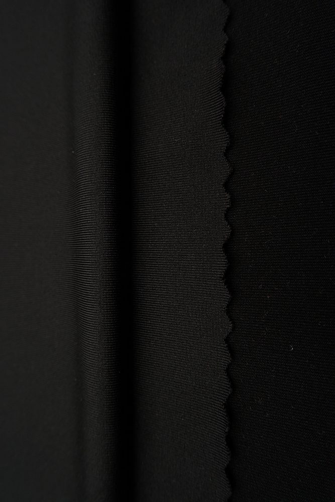KNT4110 / BLACK / 80%POLY 20%SPAN ACTIVE WEAR SOLID
