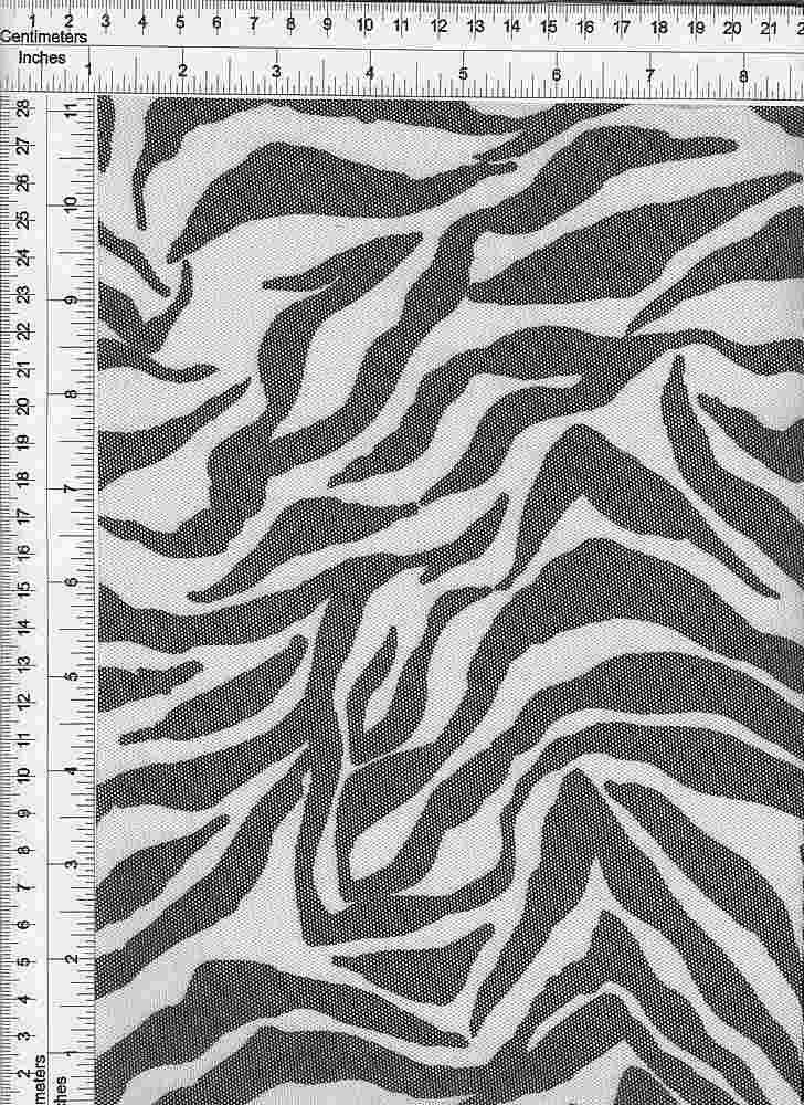 MESH-SE10238 / BLACK / 90%POLY 10%SPAN MESH ANIMAL PRINT