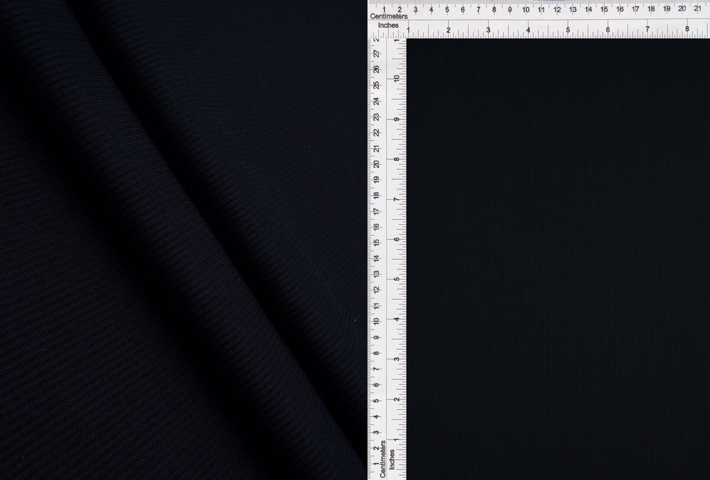 KNT3895 / NAVY / 96%POLY 4%SPAN RIB 2X1 SOLID