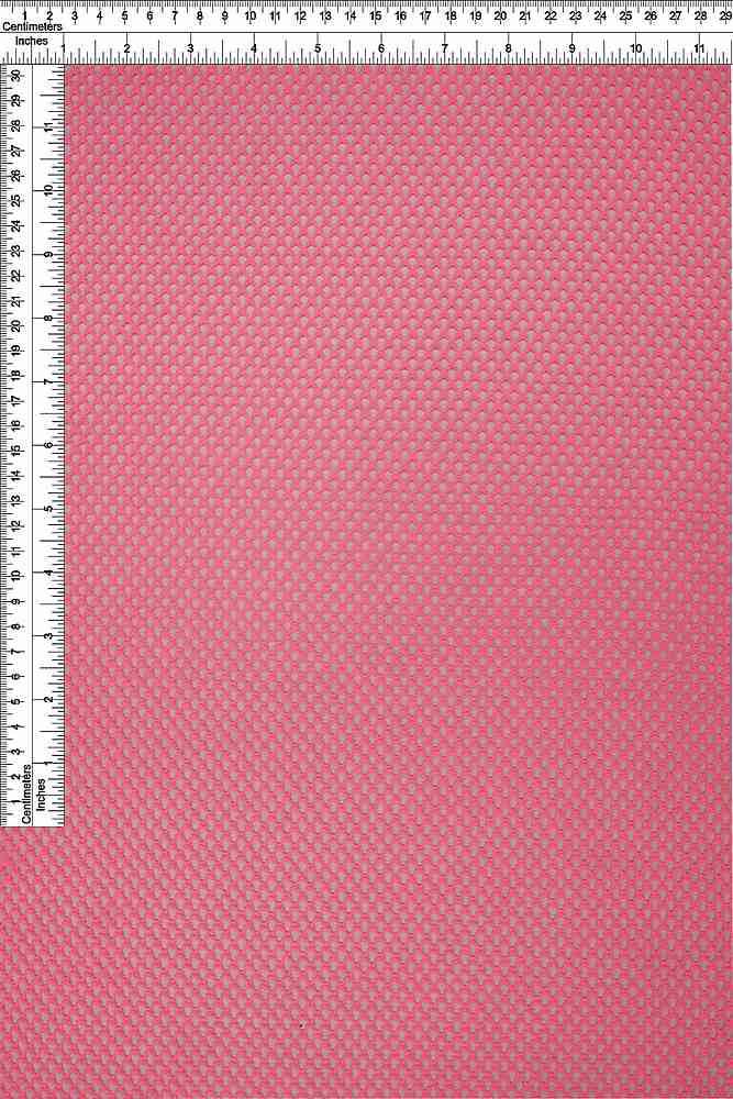 MESH-4119 / NEON PINK / 95%POLY 5%SPAN FISHNET MESH SOLID