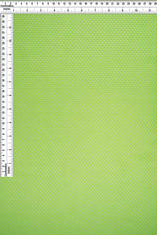 MESH-4119 / NEON LIME / 95%POLY 5%SPAN FISHNET MESH SOLID