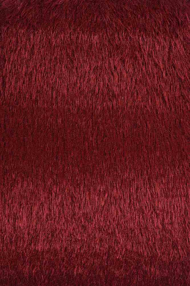 KNT4138 / BURGUNDY / 99%POLY 1%SPAN FAKE FEATHER HACCI Mohair