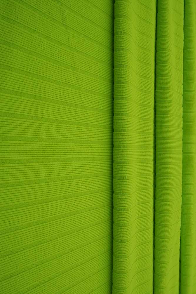 KNT4135 / NEON LIME / 87%POLY 13%SPAN 8X3 YUMMY RIB SOLID