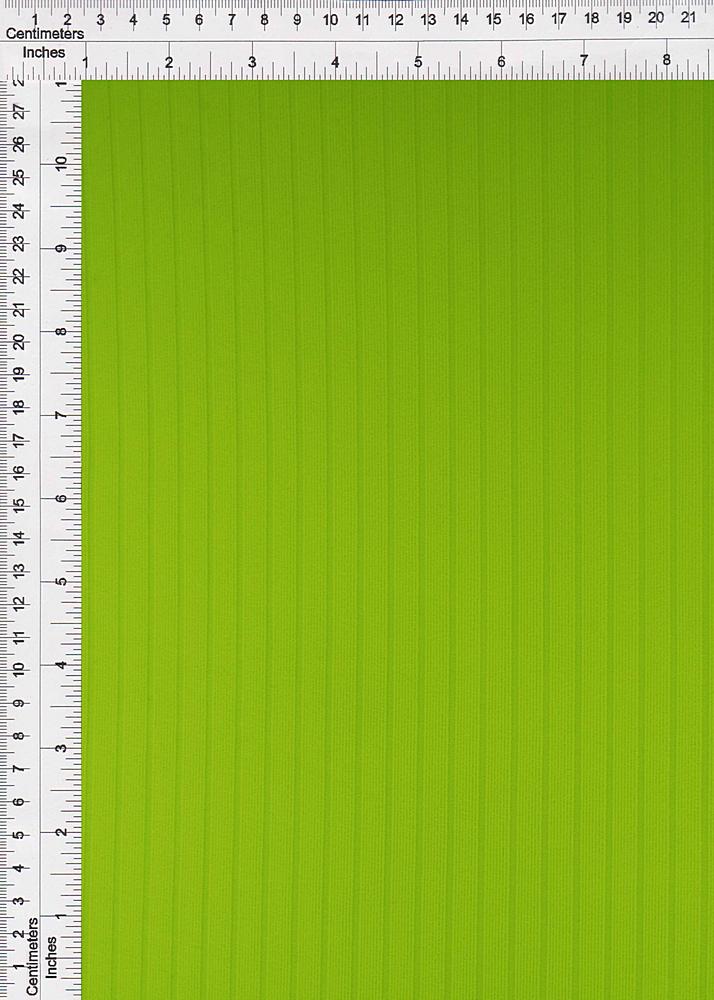 KNT4135 / NEON LIME / 87%POLY 13%SPAN 8X3 YUMMY RIB SOLID