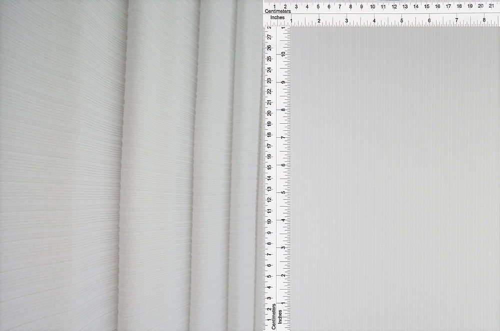 KNT4135 / IVORY / 87%POLY 13%SPAN 8X3 YUMMY RIB SOLID