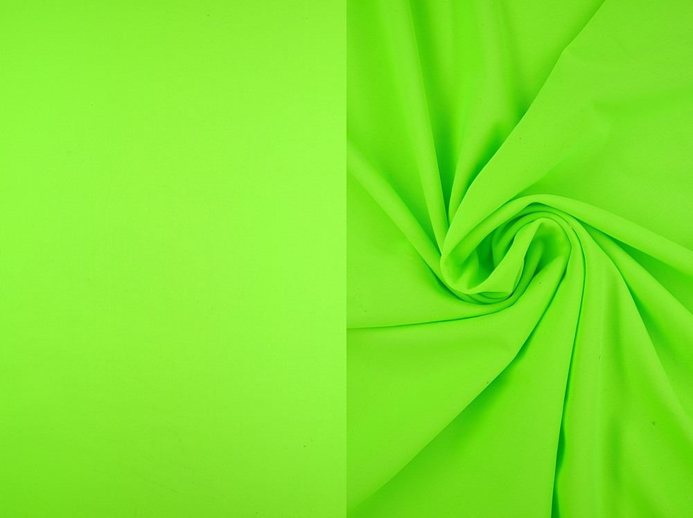 KNT4145 / NEON LIME / 82%NYLON 18%SPAN ACTIVE WEAR N/SP SOLID
