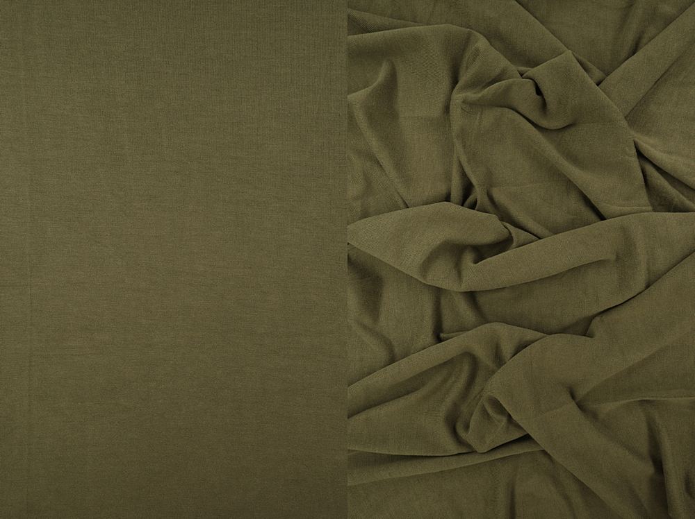 KNT3732 / OLIVE LT / 96%RAY 4%SPAN VORTEX WASHED JERSEY SOLID