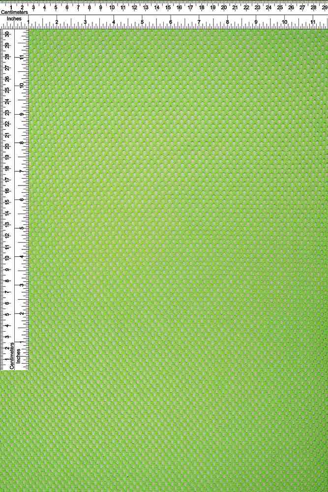MESH-4119 / NEON LIME B / 95%POLY 5%SPAN FISHNET MESH SOLID