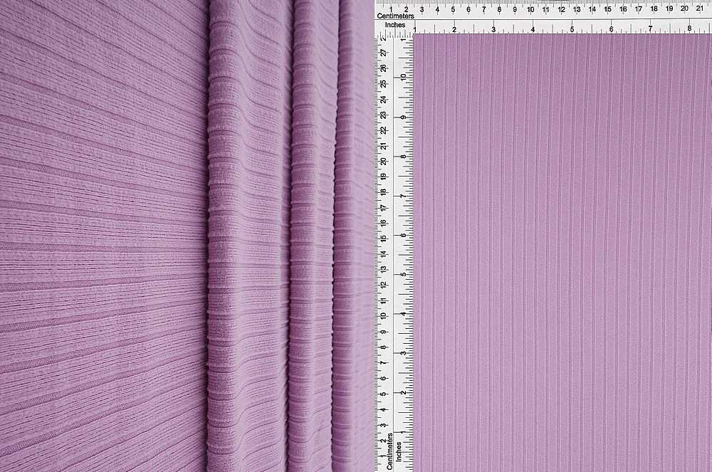 KNT4135 / LAVENDER / 87%POLY 13%SPAN 8X3 YUMMY RIB SOLID