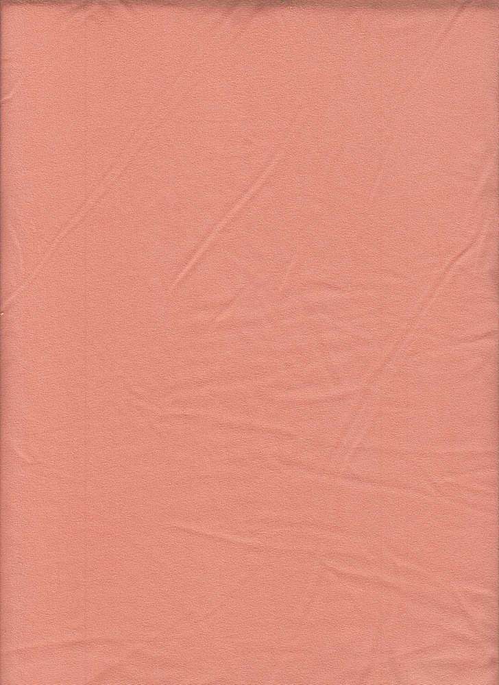 KNT2100 / PEACH / 96%POLY 4%SPAN DTY BRUSHED SOLID