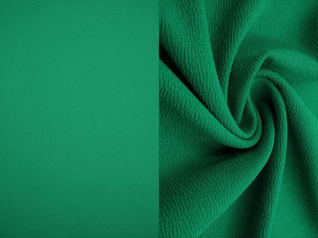 JACQ-3181 / GREEN / 97%POLY 3%SPAN JACQUARD LIVERPOOL SOLID