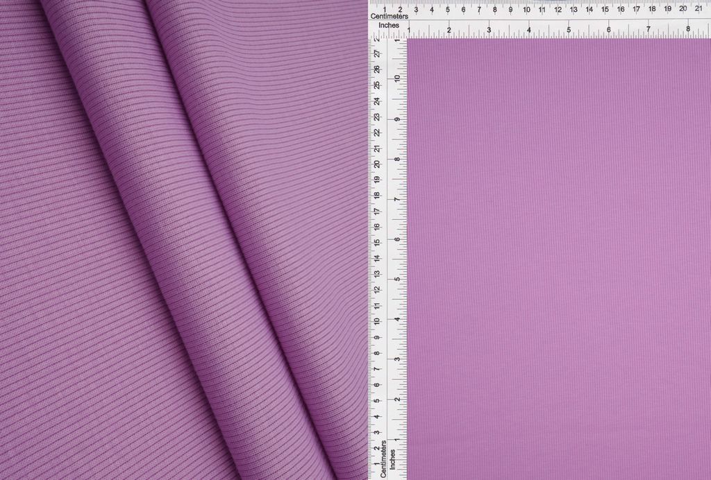 KNT3895 / LAVENDER / 96%POLY 4%SPAN RIB 2X1 SOLID